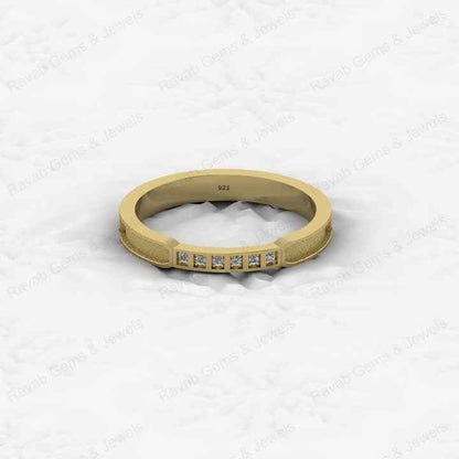 Genuine 925 Sterling Silver Round Semi Mounts 2mm Half Eternity Ring Good for Resin Breastmilk Ashes Jewelry Findings Components