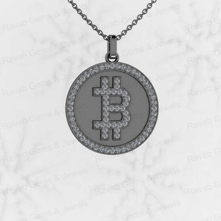 Best Selling 925 Sterling Silver 25mm Coin Initial B With CZ Custom Hip Hop Style Mens Pendant Elegant Personalized Fine Jewelry