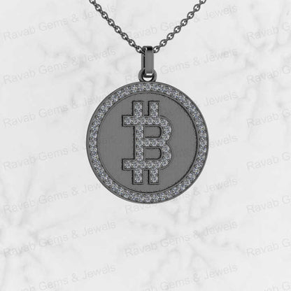 Best Selling 925 Sterling Silver 25mm Coin Initial B With CZ Custom Hip Hop Style Mens Pendant Elegant Personalized Fine Jewelry