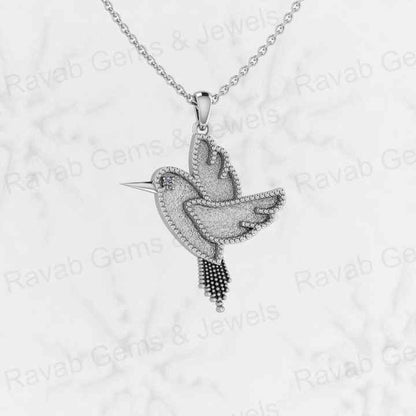 High Quality 925 Silver 25x24mm Dove of Peace Pigeon Semi Mounting Charm Pendant Setting for Resin Ashes Work Jewelry Findings
