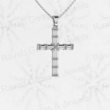 High Quality Handmade 925 Sterling Silver Holy Cross Bow Designer Pendant 21x28mm Ethnic Handmade Jewelry for Unisex
