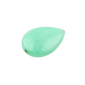 New Arrival 16x22mm Natural Polish Green Chrysoprase Smooth Puffy Pear Shape Briolette Calibrated Loose Gemstone Jewelry Making