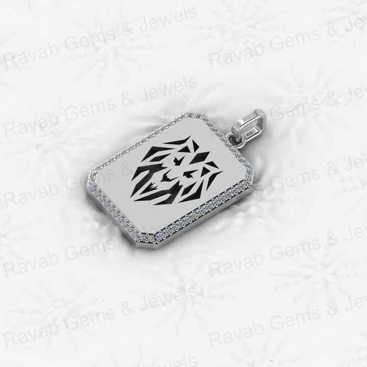 Top Quality Solid 925 Sterling Silver Filigree Lion Head Pendant for Men's Fine Handmade 18 Inch Necklace Christmas Fine Gift