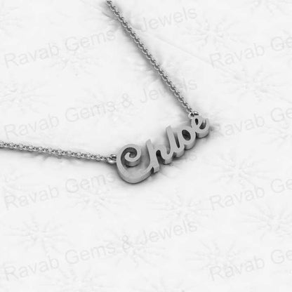 Best Quality Genuine 30mm 925 Solid Sterling Silver Personalized Custom Made Memorial Name Necklace Handmade Pendants Charms