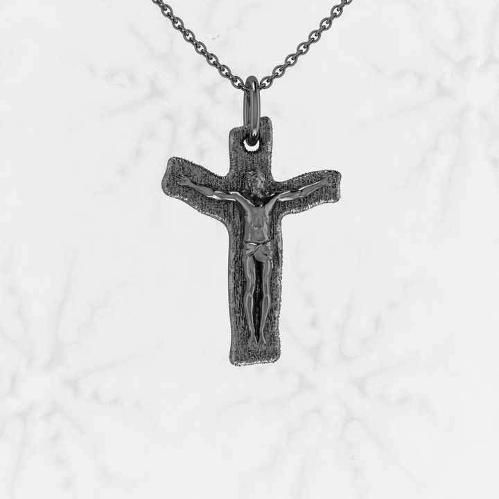 Men's Customized 925 Sterling Silver Fine Jewelry High Quality Saint Benedict Medallion Religious Cross Jesus Pendant