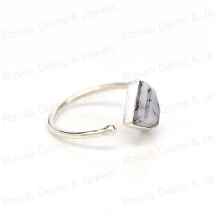 New Arrival Natural Dendrite Agate Ring Sterling 925 Silver 10x10mm Diamond Cut Faceted Bezel Setting Ring for Women