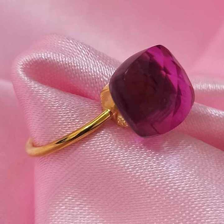 Best Quality Pink Tourmaline Hydro 12mm Cushion Checker Cut Solid 925 Sterling Silver Minimalist Band Ring For Women Jewelry