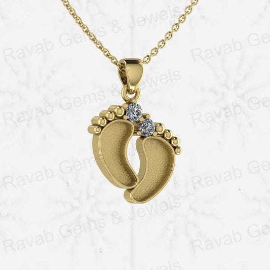 Best Selling 18mm Born Baby Foot Semi Mounting Blank Bezel Setting Charm Pendant for Breastmilk Keepsake DIY Jewelry Findings