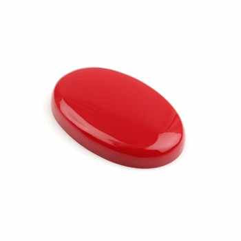 Top Selling 20x30mm Polish Quartz Synthetic Red Coral Oval Shape Flatback Cabochons Wholesale Loose Gemstone for Jewelry Making