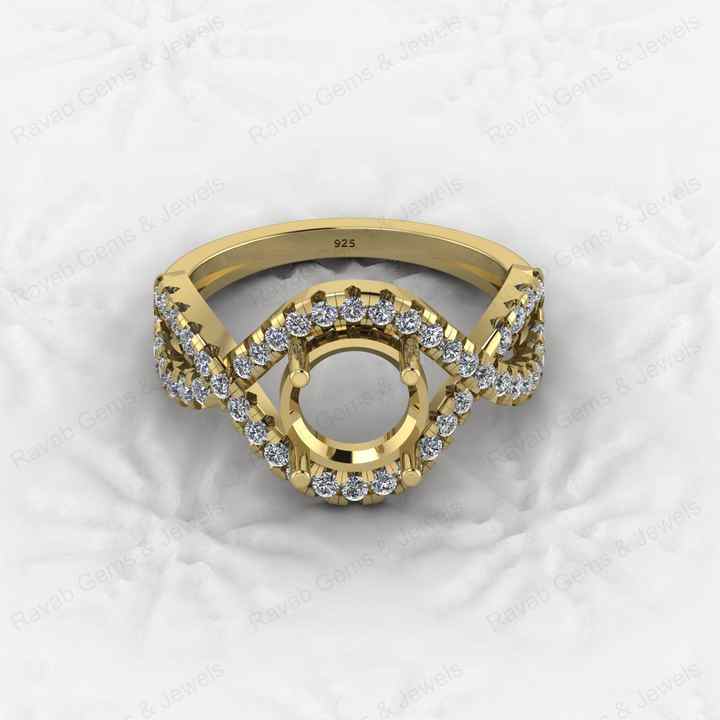 Best Quality 925 Sterling Silver 8x8mm Semi Mount Blank Setting Ring Attractive DIY Jewelry Elegant 8x8mm Finding Component