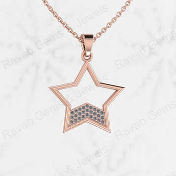 Top Selling Solid 925 Sterling Silver 20X21mm Universal Star Pendant With CZ Unisex Handmade Fine Jewelry Pendants & Charms