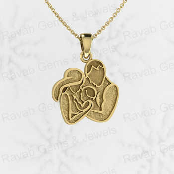 High Quality 925 Silver 21mm Happy Family Semi Mounting Charm Pendant Setting Resin Ashes Work Breast Milk Jewelry Findings