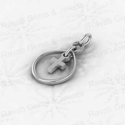 Top Quality Genuine Solid 925 Sterling Silver 13x25mm Chris Cross Pendant Charm Necklace Valentine Gift Engagement Fine Jewelry
