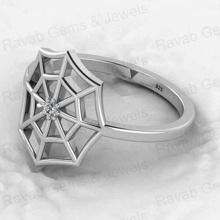 Top Selling Designer Eternity Band Ring Women 925 Genuine Silver Gold Vermeil Spider Wed CZ Diamond Personalized Fine Jewelry