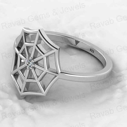 Top Selling Designer Eternity Band Ring Women 925 Genuine Silver Gold Vermeil Spider Wed CZ Diamond Personalized Fine Jewelry