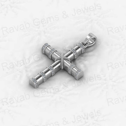 High Quality Handmade 925 Sterling Silver Holy Cross Bow Designer Pendant 21x28mm Ethnic Handmade Jewelry for Unisex