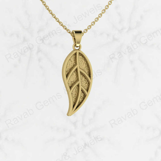 925 Sterling Silver Semi Mount Blank Charm Pendant Leaf Design Nature Lover Good Ashes Resin Work Jewelry Findings Components
