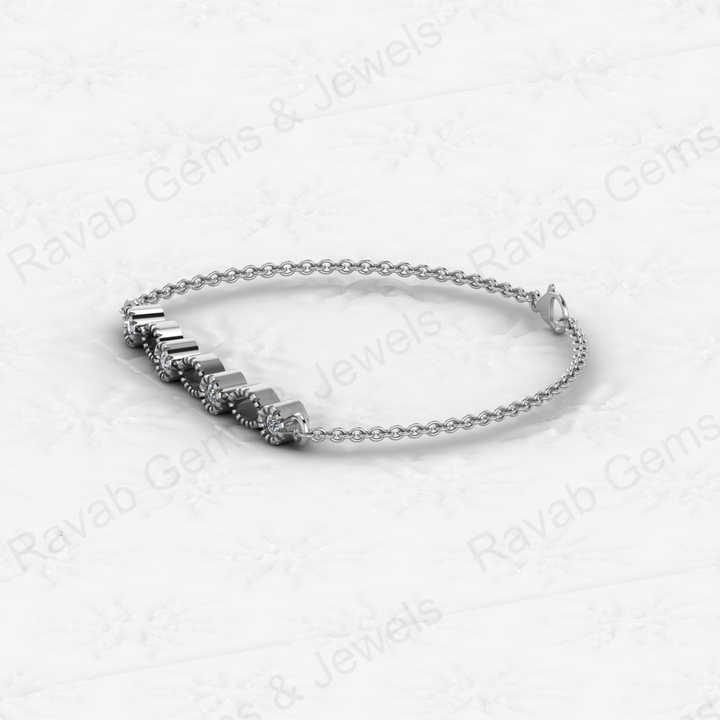 Best Selling Genuine 925 Sterling Silver With CZ Stone Good for Ashes & Resin Work Breastmilk Bracelet Fine Keepsake Jewelry