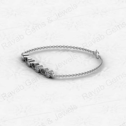 Best Selling Genuine 925 Sterling Silver With CZ Stone Good for Ashes & Resin Work Breastmilk Bracelet Fine Keepsake Jewelry