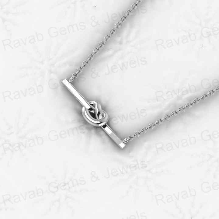 Top Quality Genuine Solid 925 Sterling Silver 25mm Love Knot Interlocking Circle Necklace Valentine Gift Engagement Fine Pendant