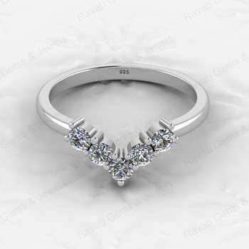 Valentine Sale 925 Sterling Solid Silver 3mm Zircon Brilliant Cut Princess Crown Ring for Women Fine Jewelry for Weddings