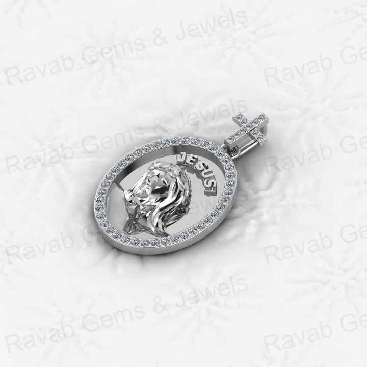 Top Selling Genuine 925 Sterling Silver With Zircon Crucifix Religious Jesus Cross Inri Men's Pendant for Christian Fine Jewelry