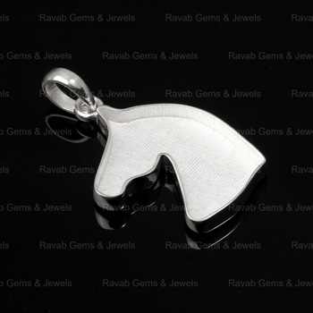High Quality 925 Sterling Silver Horse Face Tray Semi Mounting Charm Pendant Bezel Base Setting Keepsake Jewelry Findings