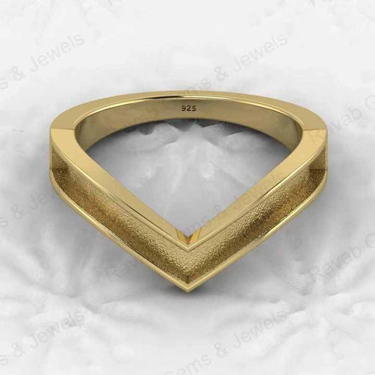 Genuine 925 Sterling Silver CZ V Chevron Wishbone Semi Mount Best Quality Blank Ring Setting for DIY Jewelry Findings Components