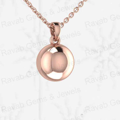 Best Quality Solid 925 Sterling Silver 10mm Teardrop Ball Charm Pendant for Women Antique Designer Keepsake Handmade Jewelry