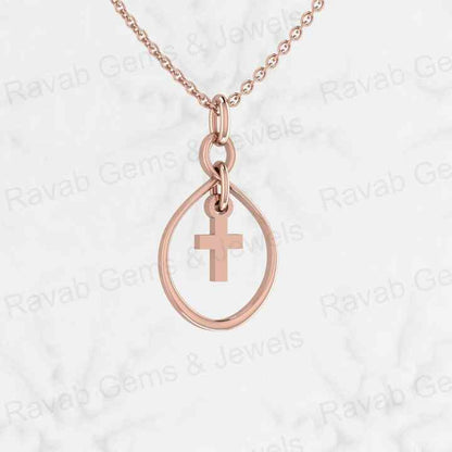 Top Quality Genuine Solid 925 Sterling Silver 13x25mm Chris Cross Pendant Charm Necklace Valentine Gift Engagement Fine Jewelry