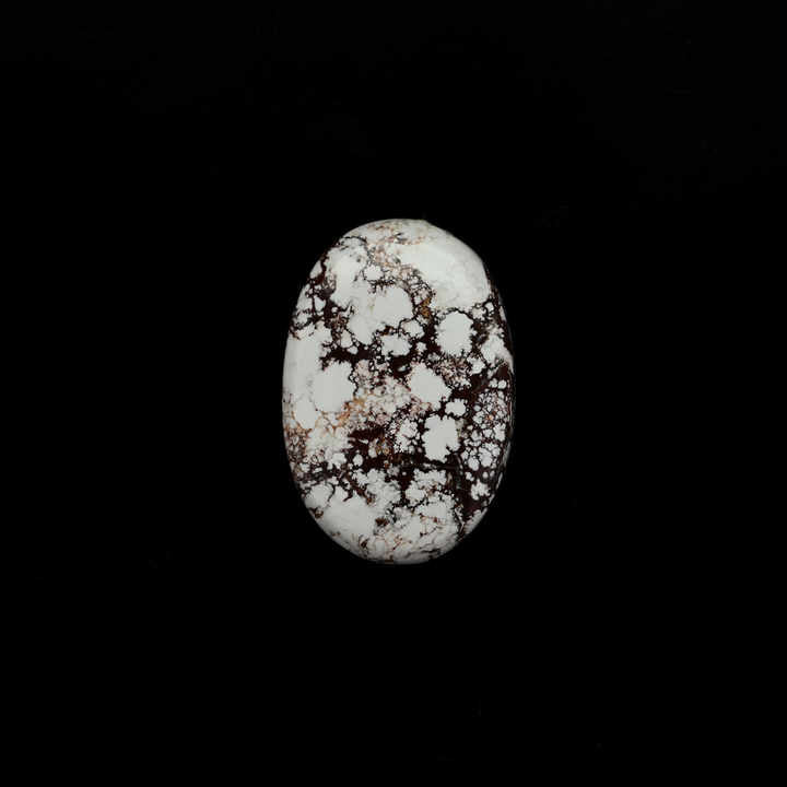 High Quality 20x30mm large Oval Mohave Wild Horse Jasper Cabochon 18K Silver Smooth Flat Back Calibrated for Jewelry Making