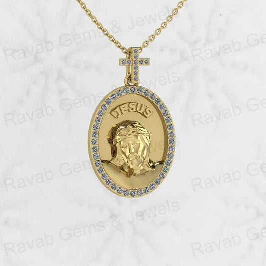Top Selling Genuine 925 Sterling Silver With Zircon Crucifix Religious Jesus Cross Inri Men's Pendant for Christian Fine Jewelry