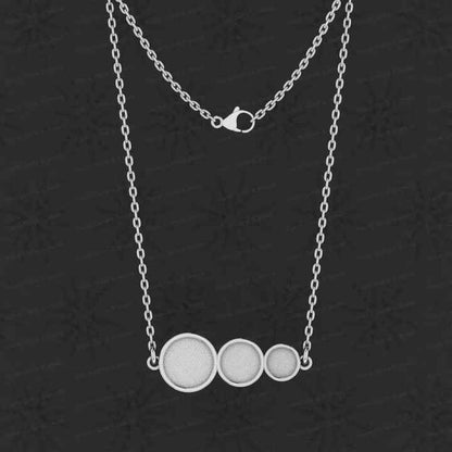 High Quality Top Selling Genuine 925 Sterling Silver 6mm Round Semi Mount Bank Setting Ring For Ashes & Resin Keepsake Breastmilk Jewelry