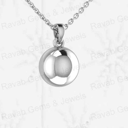 Best Quality Solid 925 Sterling Silver 10mm Teardrop Ball Charm Pendant for Women Antique Designer Keepsake Handmade Jewelry