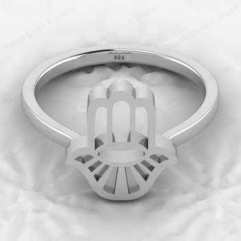 Best Selling Genuine 925 Sterling Silver Humsa Symbolic Handmade Ring Custom Signet Gypsy Designer Wholesale Fine Jewelry