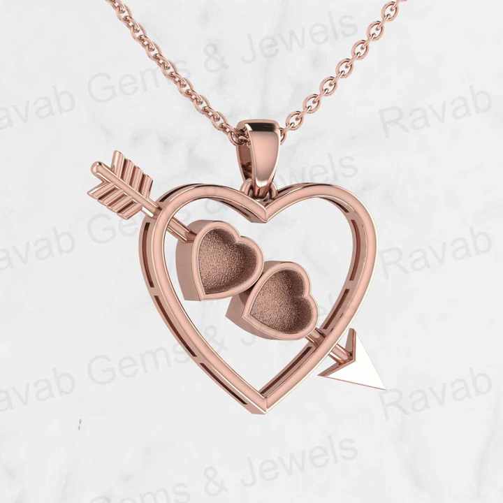 Super 925 Sterling Silver 20x23mm Cupid Arrow Heart Charm Semi Mount Pendant Good for Resin & Breastmilk DIY Findings Charms