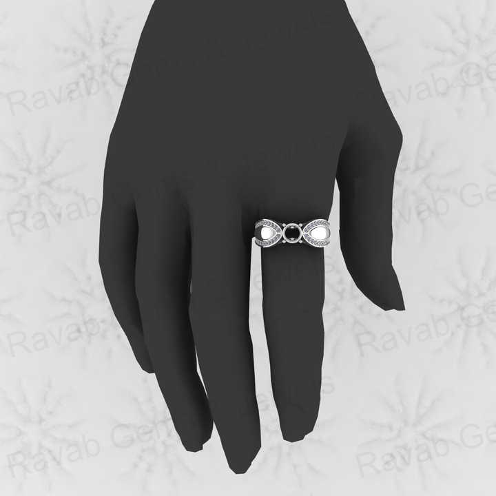 Genuine Solid 925 Sterling Silver Prong Solitaire Semi Mount Blank Setting Ring Good for Ashes & Resin Work Breastmilk Jewelry