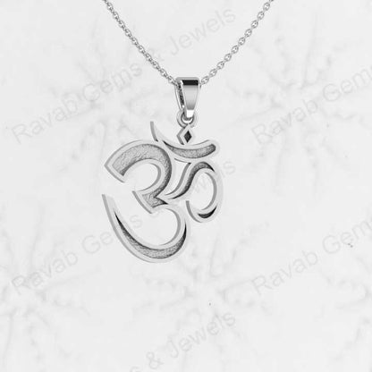 Best Quality Genuine 925 Sterling Silver OM Hindu Religious Charm Pendant Semi Mount Blank Setting Good for Resin DIY Jewelry