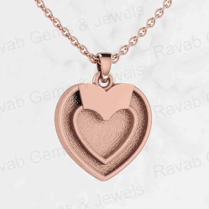 Genuine 925 Silver 22mm Blank Double Heart Charm Pendant Setting for Ashes Resin Memorial Breastmilk Keepsake Jewelry Findings