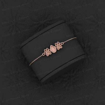 Best Quality 925 Genuine Sterling Silver Dog Paw Pear Blank Charm Bracelet Breast Milk DIY Ashes Resin Keepsake Jewelry Findings