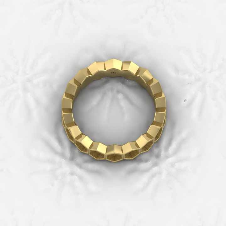 Best Quality 925 Sterling Silver 4x4mm Semi Mount Eternity Ring Hexagon Pattern Blank Setting for Jewelry Findings Components