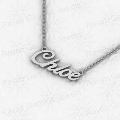 Best Quality Genuine 30mm 925 Solid Sterling Silver Personalized Custom Made Memorial Name Necklace Handmade Pendants Charms