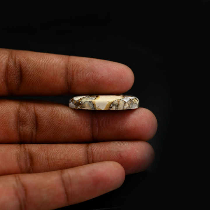 New Arrival Mohave Howlite Copper Jasper 20x30mm Oval Shape Flat Back Calibrated Loose Gemstone Cabochon for Making Fine Jewelry