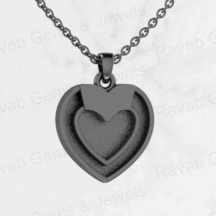 Genuine 925 Silver 22mm Blank Double Heart Charm Pendant Setting for Ashes Resin Memorial Breastmilk Keepsake Jewelry Findings