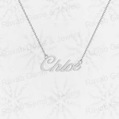 Best Quality Genuine 30mm 925 Solid Sterling Silver Personalized Custom Made Memorial Name Necklace Handmade Pendants Charms