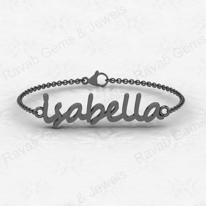 Top Selling Latest Design Handmade 925 Sterling Silver Custom Name Chain Minimalist Bracelet Personalized Fine Jewelry for Her