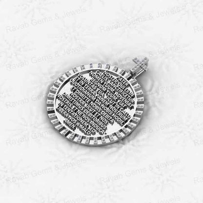 Solid 925 Silver Embossed Lords Catholic Prayer Crucifix Religious Jesus Cross Charm Pendant With CZ for Christian Fine Jewelry