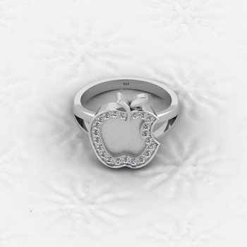 925 Silver Round 8mm Semi Mount Blank Setting Ring for Gemstone Ashes & Resin Findings & Wedding Gift Jewelry