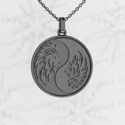 Top Quality Solid 925 Sterling Silver Engraved Lion Head Pendant for Men's Fine Handmade 18 Inch Necklace Christmas Fine Gift
