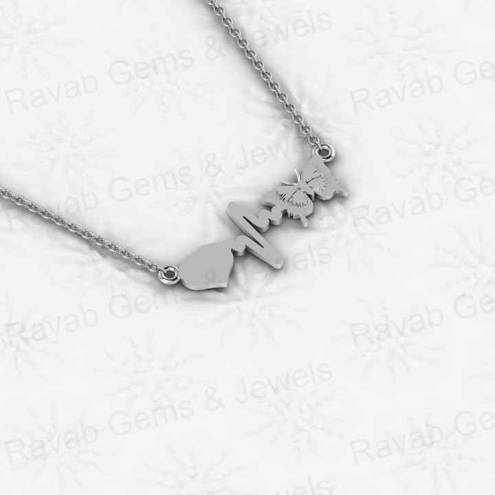 Best Quality Top Quality Solid 925 Sterling Silver 13x35mm Heart Music Butterfly Design Fine Jewelry Pendants & Charms
